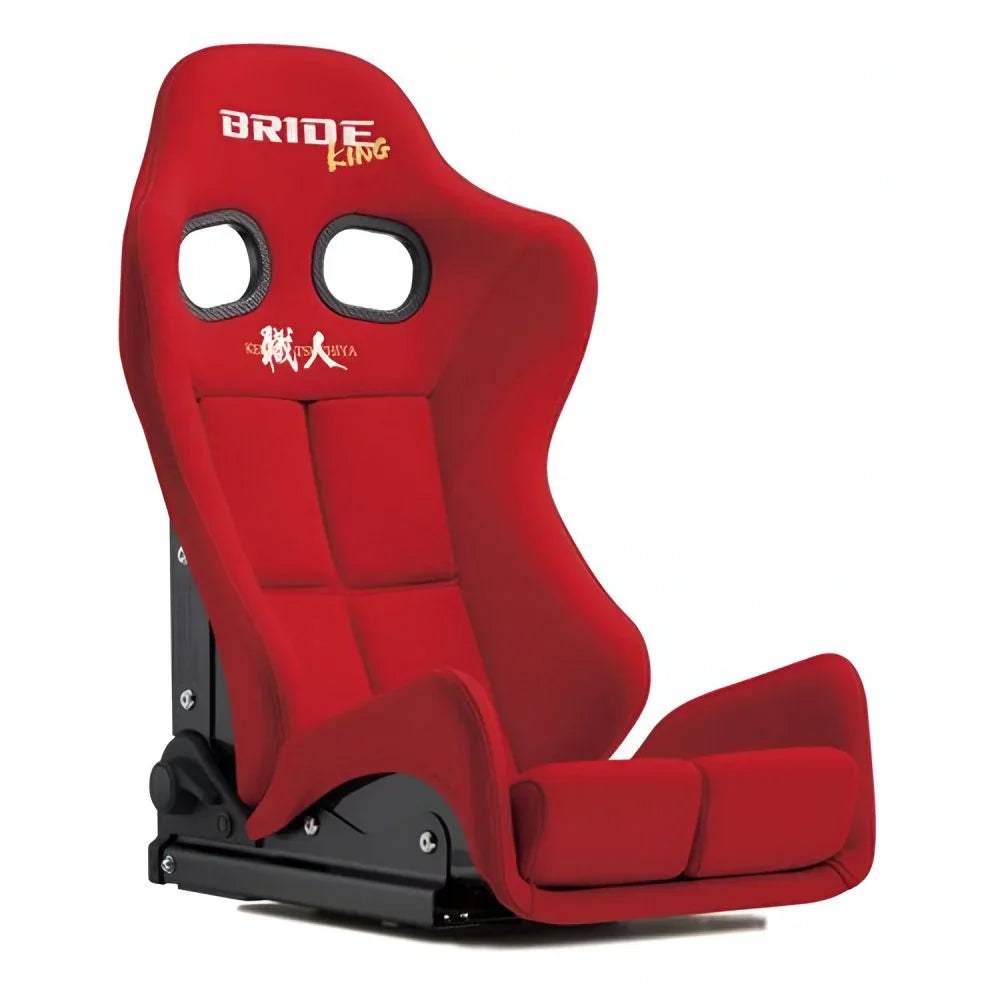 Red BRIDE GIAS III KING racing seat with black frame
