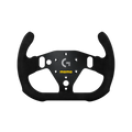 G SIM GT-Racer 290 black and yellow Logitech racing wheel with Momo logo